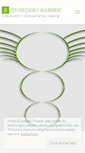 Mobile Screenshot of bodyfrequencyalignment.com